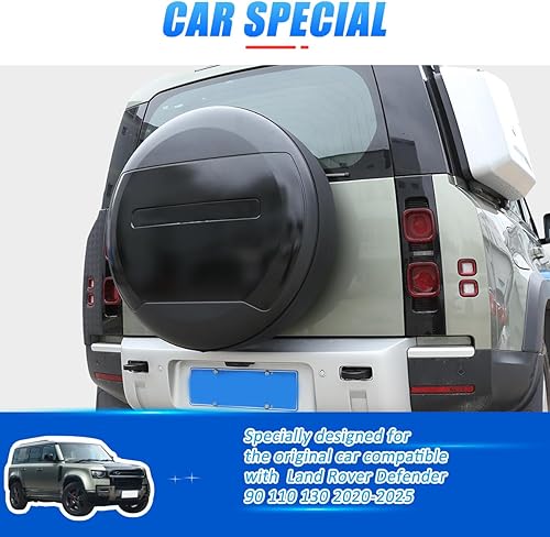 Miniatura 3 de 7 Estilos Funda Protectora para Llanta de Repuesto Trasera del Coche para Land Rover Defender 90 110 130 2020-2026 Accesorios Exteriores del Coche