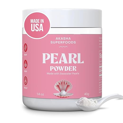 Akasha Superfoods Pearl Powder for Collagen