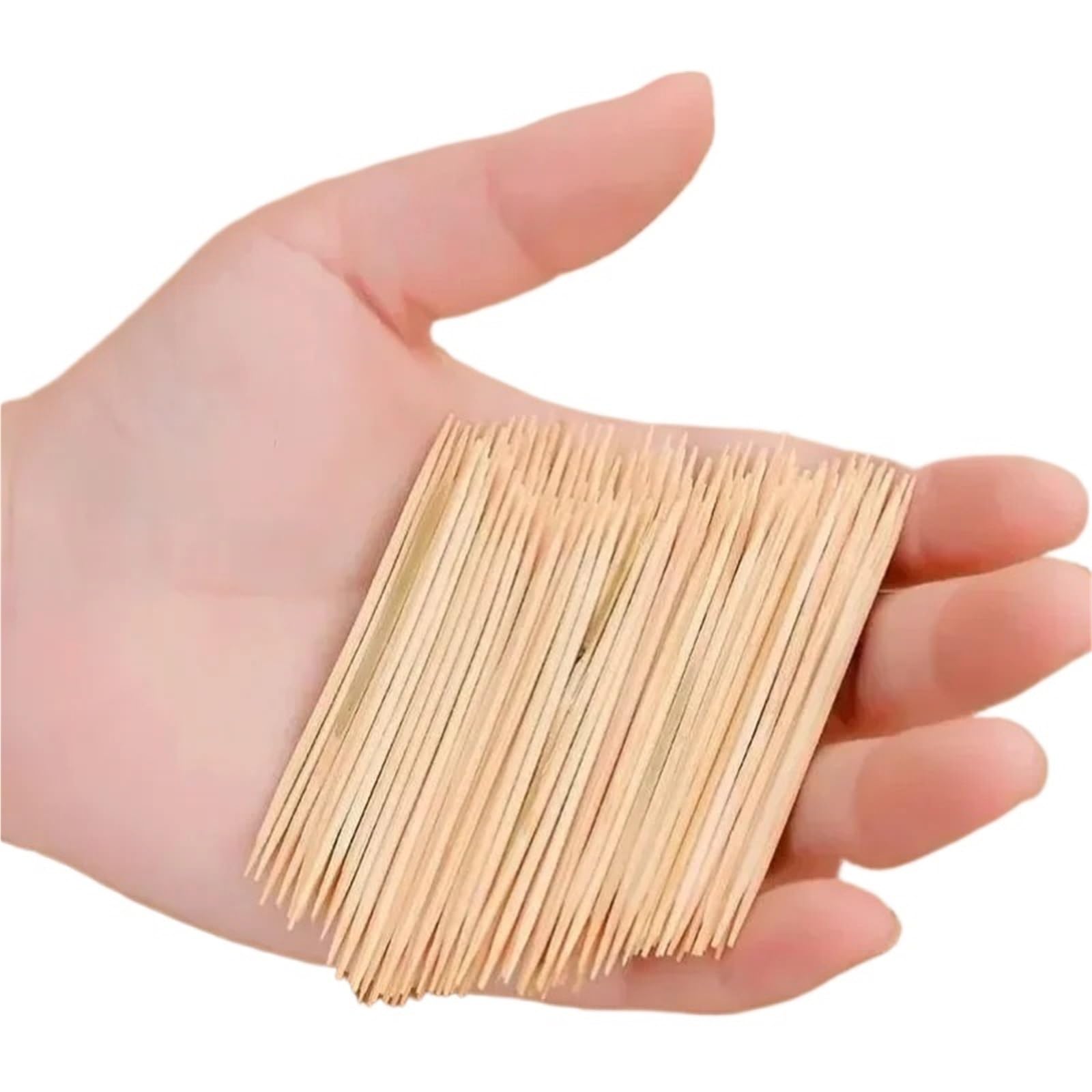 Bastoncini stuzzicadenti in Legno Ricarica - 5000 Pezzi di bambù Naturale a Doppia Testa for Torta di Frutta, Ristorante, Strumento Portatile for la Pulizia dei Denti