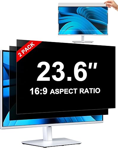 Miniatura 16 de ZOEGAA Pantalla de privacidad para laptop de 4 vías de 360 ° para computadora de 14 pulgadas 1920 x 1200P (16:10), pantalla de privacidad extraíble