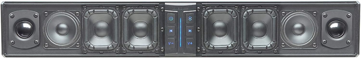 PowerBass XL-850-8 Speaker System Bluetooth Powersports Sound Bar - 300Wrms