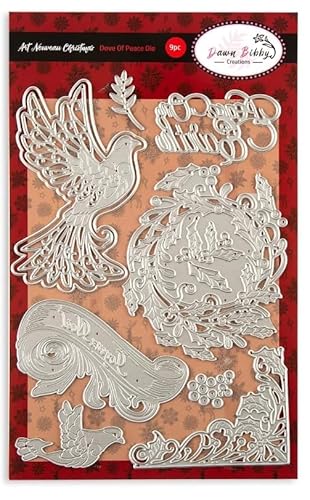 Dawn Bibby Creations Art Nouveau. Dove of Peace Die