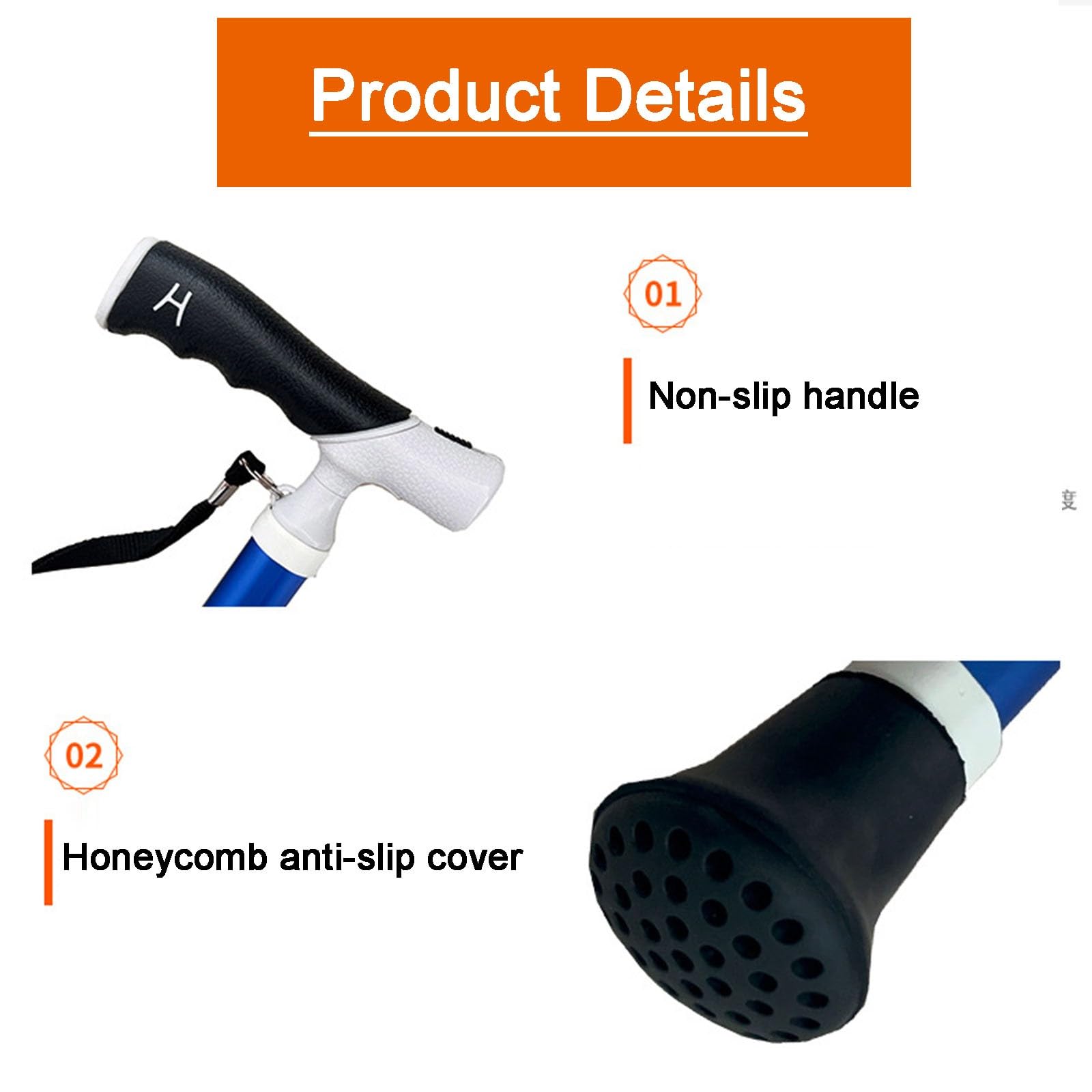 Bâtons De Marche Nordique-Poignée À Double Baton De Marche | usage système antichoc et de verrouillage rapide bâtons de randonnée réglables pour équipement de randonnée(38~105cm)