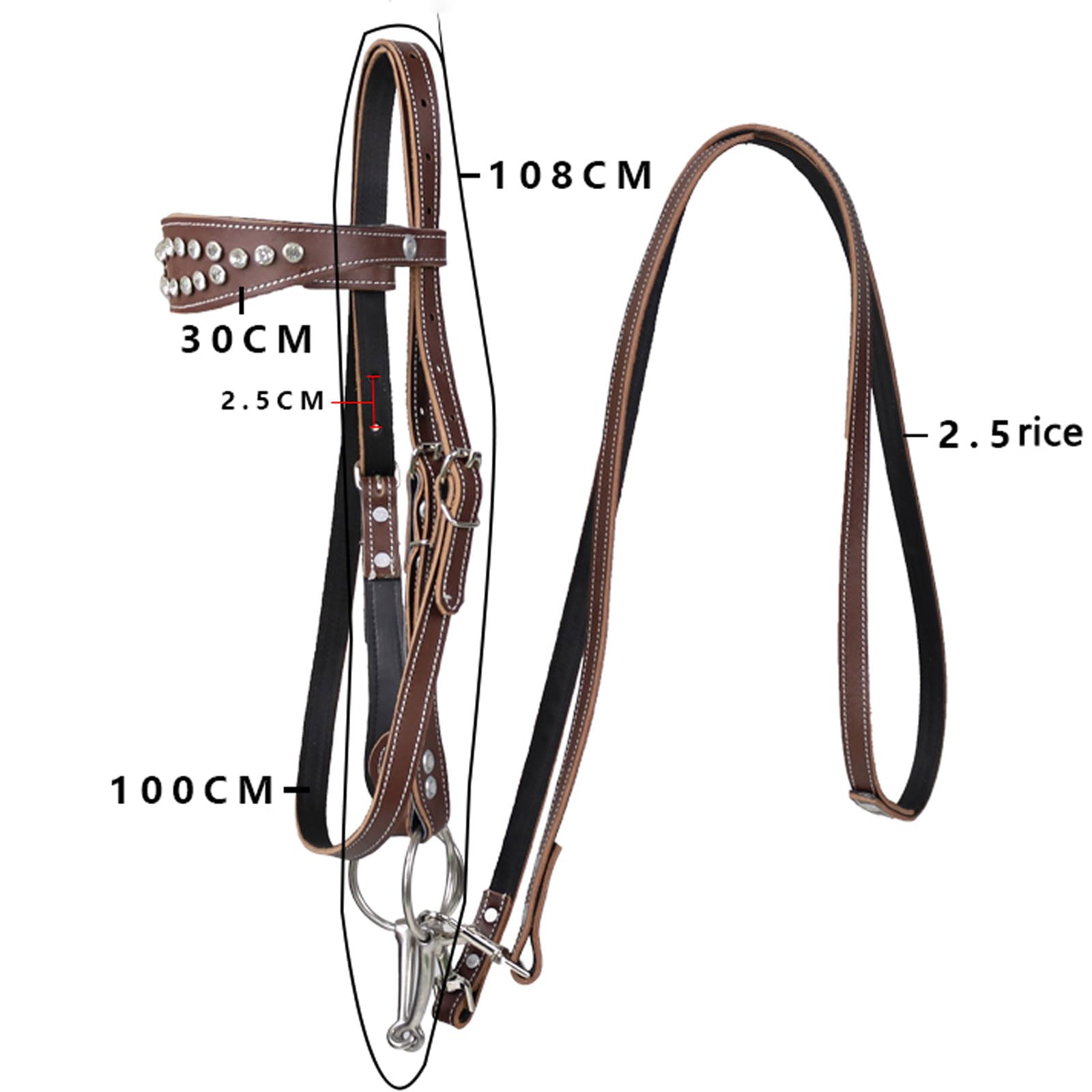 Cavezza Cavallo,Cavezza Regolabile,Briglia Cavallo,Capezze libere ergonomiche e comode,Attrezzatura equestre,per Scuderia,Gara,Allenamento,Corsa Quotidiana