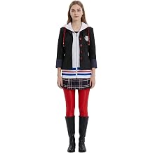 miccostumes Women's Costume Lady Thief Cosplay School Uniform Set Halloween Party
