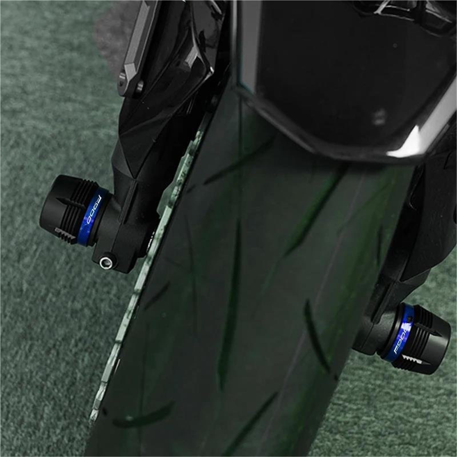 Anteriore Protezione Ruota Moto Protezione Forcella Anteriore Posteriore Per Moto, Per BMW F900R F900 R F 900R 2020-2025, Telaio Antiurto Accessori(Rosso,Posteriore)