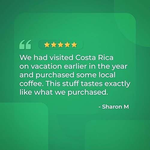Miniatura 6 de Café de Costa Rica I Café especial de origen único I tostado medio molido I 1 bolsa (12 onzas) 11.99 oz I de Liquid Gold I 100% granos arábica