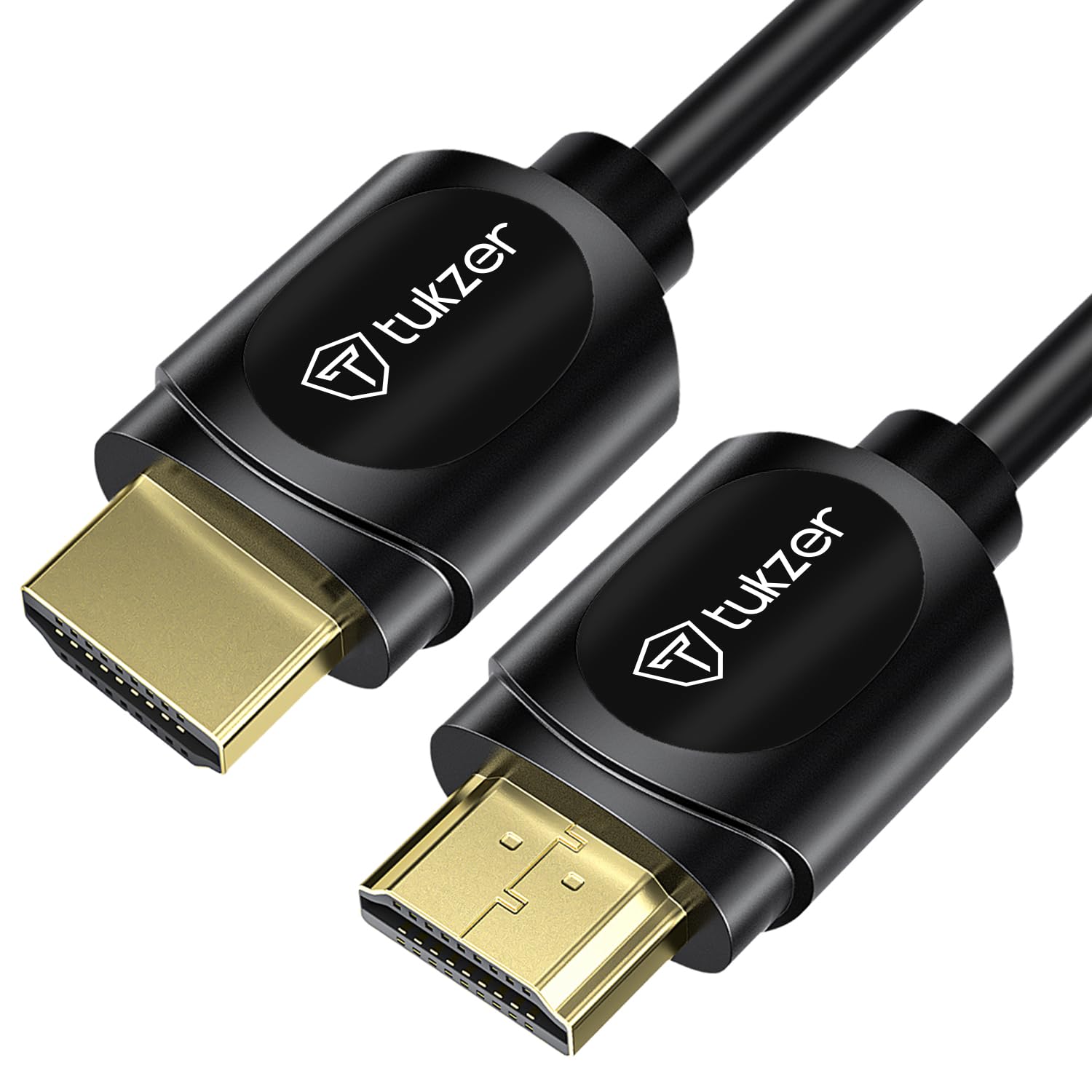 Tukzer 4K HDMI Cable, Support 3D, Ultra HD 4K @60Hz, High-Speed 10.2Gbps Ethernet, Audio Return Channel, Gold-Plated Connector| For UHD TV, Monitor, Computer, Projector, Xbox Gaming Console (3 Feet) Tukzer 4K HDMI Cable, Support 3D, Ultra HD 4K @60Hz, High-Speed 10.2Gbps Ethernet, Audio Return Channel, Gold-Plated Connector| For UHD TV, Monitor, Computer, Projector, Xbox Gaming Console (3 Feet)