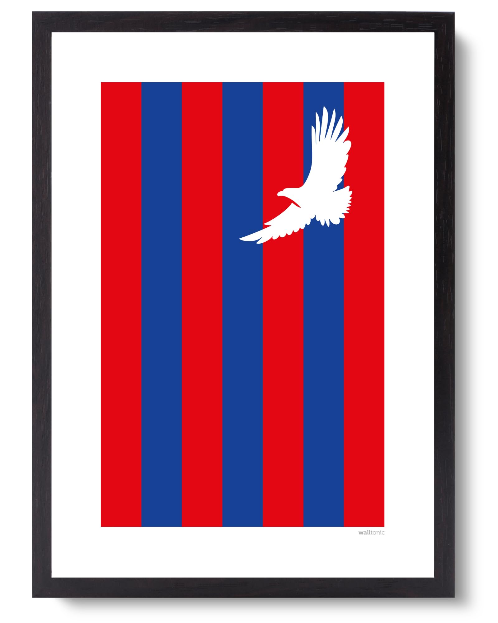 Walltonic Blue - Crystal Palace Fc Football Club 'The Eagles' Wall Art Print Poster Gift - Unframed - Size A3
