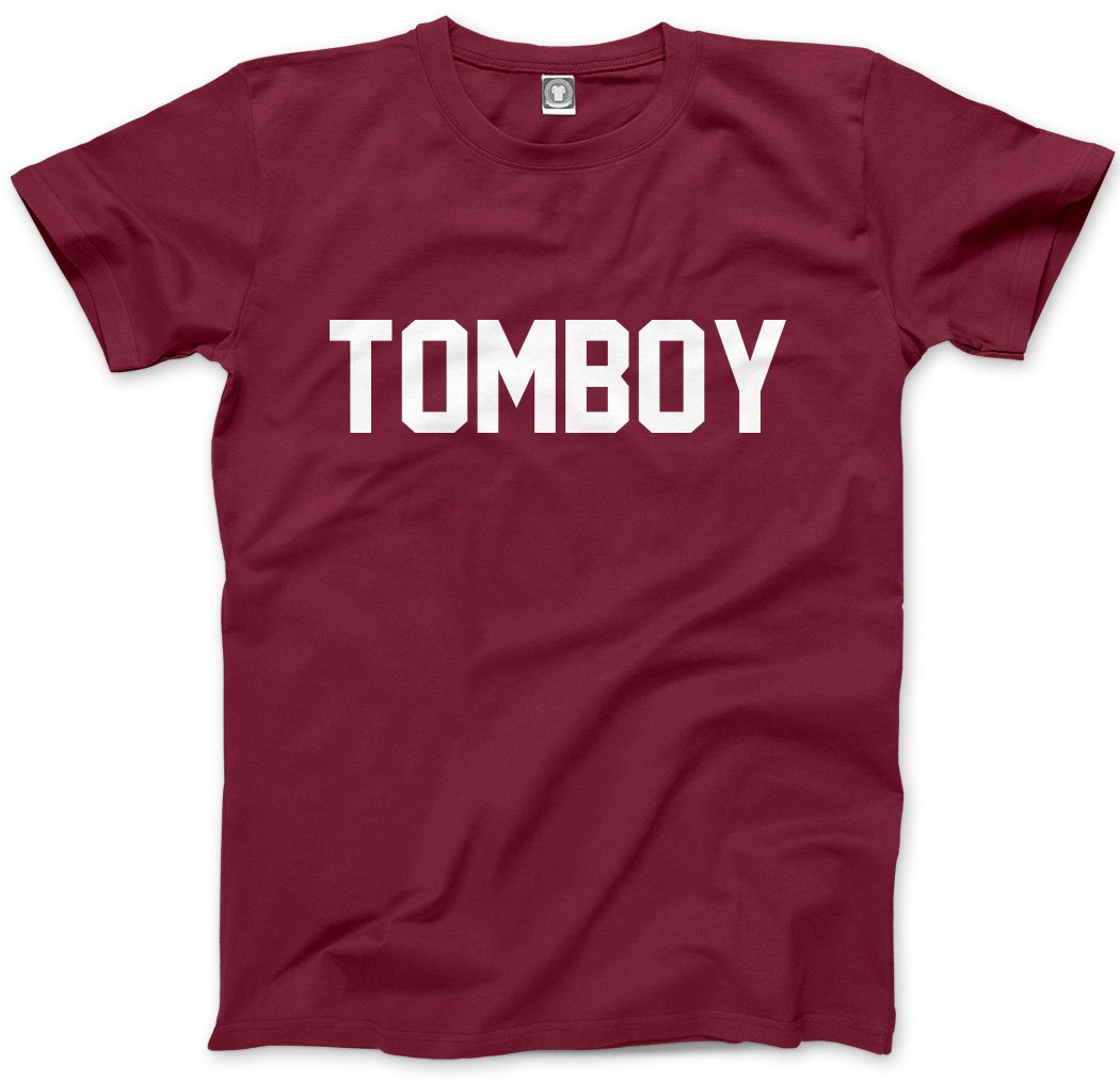 Hotscamp Men's Maroon Tomboy Unisex T-Shirt - Small