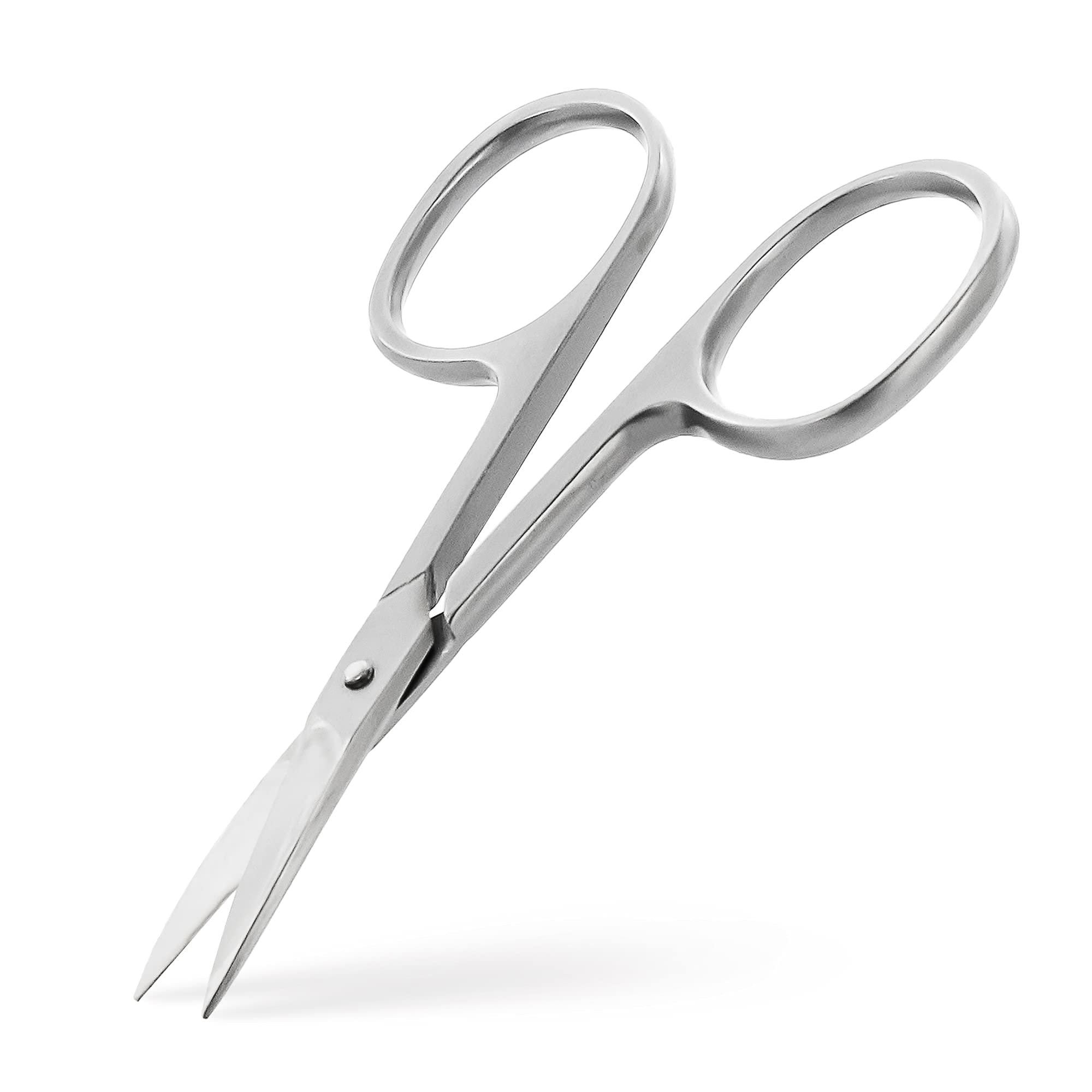 OTTO HERDER Solingen Ciseaux à ongles, incurvés, extra tranchants, 9 cm, avec coupe courbée/micro-denture, simple face en acier inoxydable, pour ongles des mains et des pieds