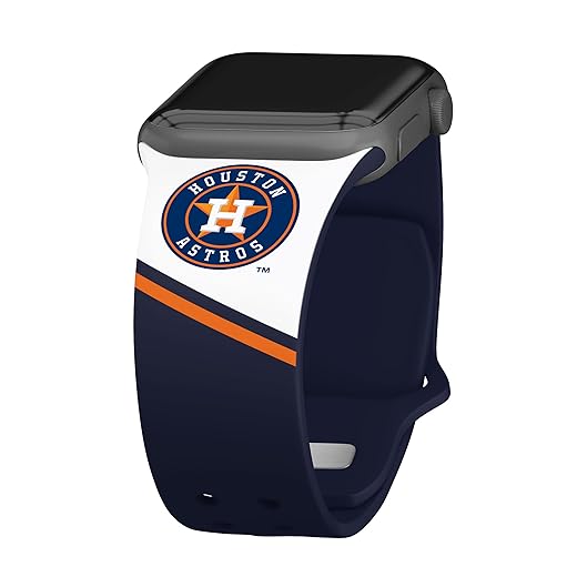 Game Time Houston Astros Champion Series HD Watch Band Compatible with Apple Watch (38/40/41mm Short)