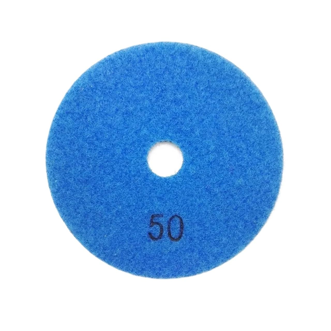 7 Uds 4 "Grit #50 Unión de resina almohadillas de pulido flexibles de diamante 100mm piedra seca lijado mármol granito disco for lijadora