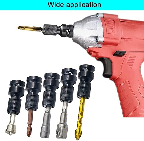 Miniatura 4 de Eyech - Adaptador de impacto de enchufe hembra hexagonal de 12 pulgadas de 12 pulgadas (2 unidades)