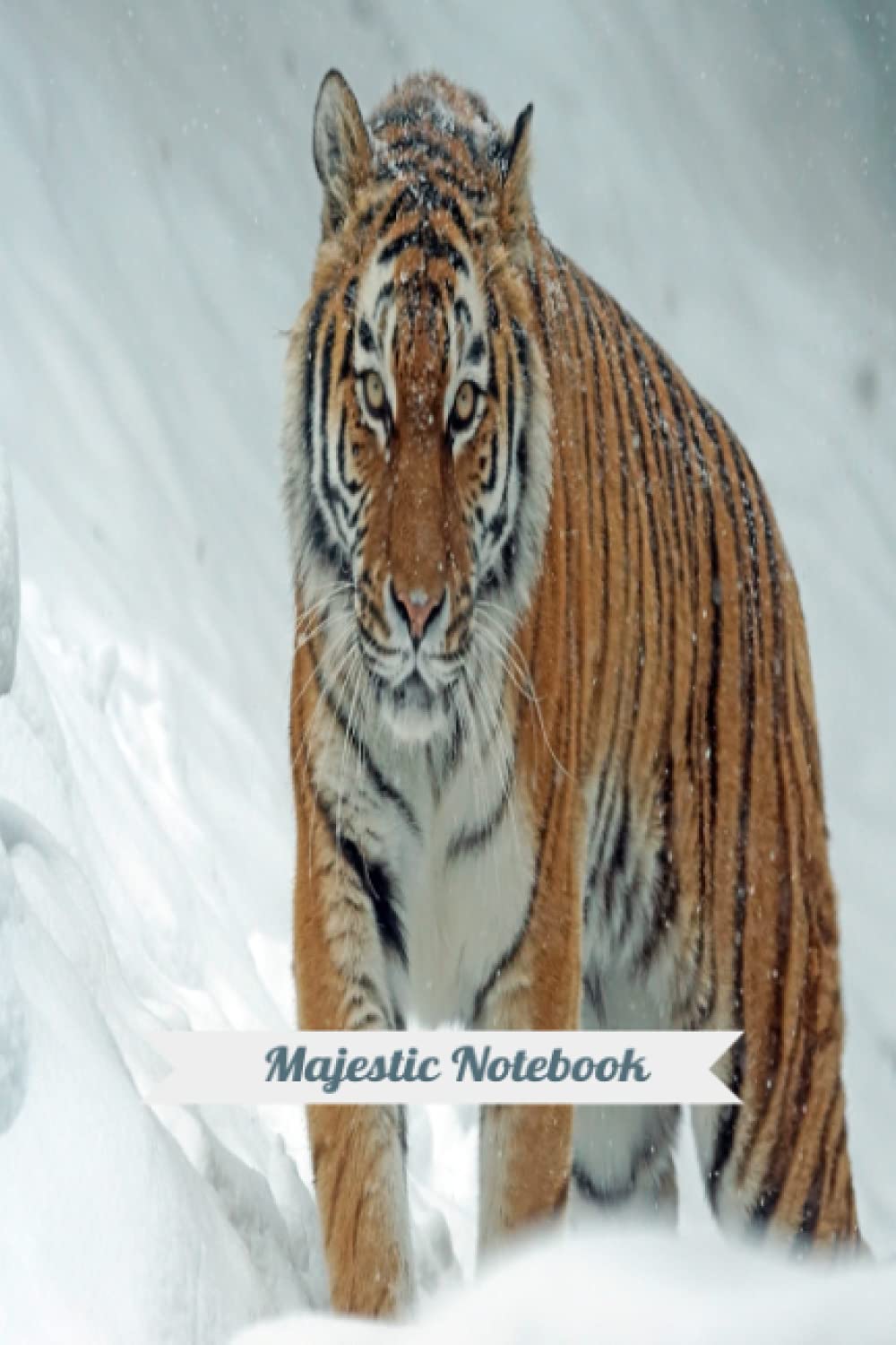 Majestic Notebook: Beautiful Siberian Tiger