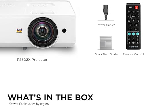 Vista 30 de Proyector HDMI con resolución SVGA y 3,600 lúmenes ViewSonic, PA503S