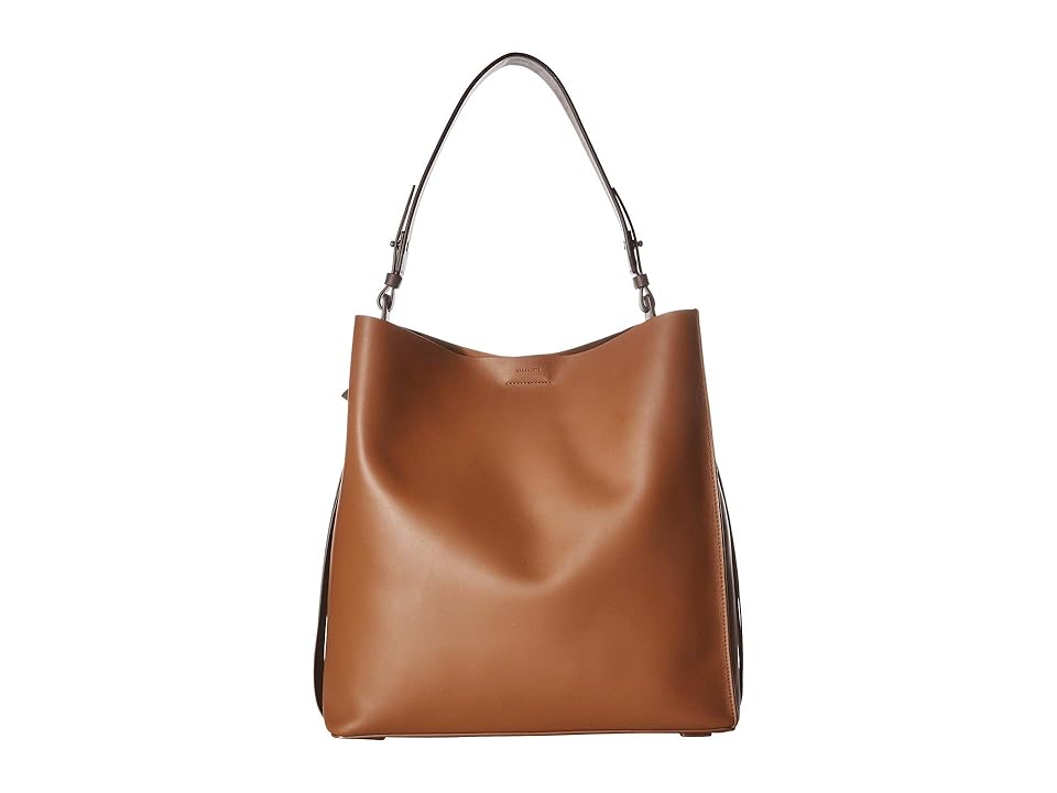 

AllSaints Voltaire North/South Tote (Luggage/Chocolate) Tote Handbags