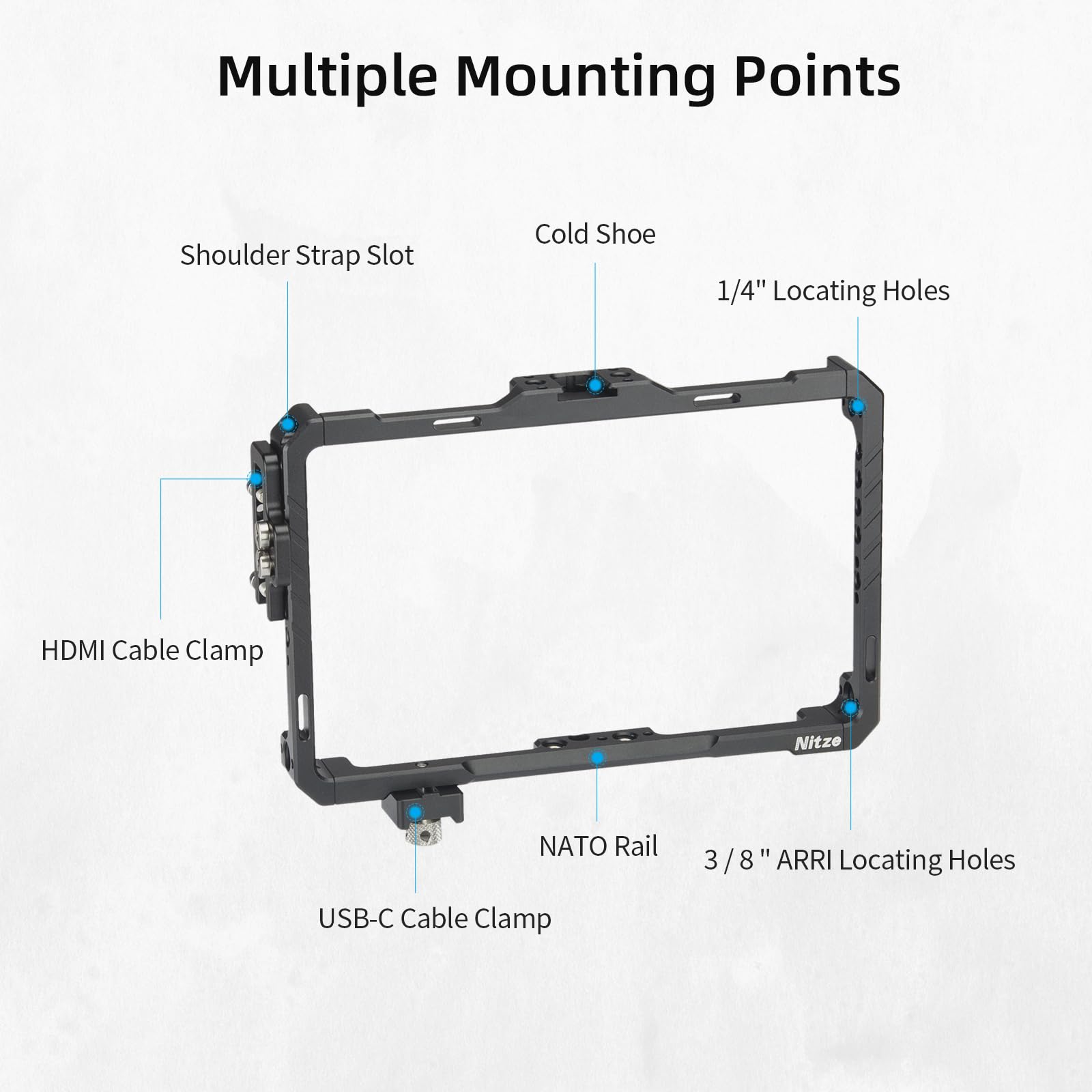 Amazon.com : Nitze F7 PRO Cage for Feelworld F7 PRO Monitor with
