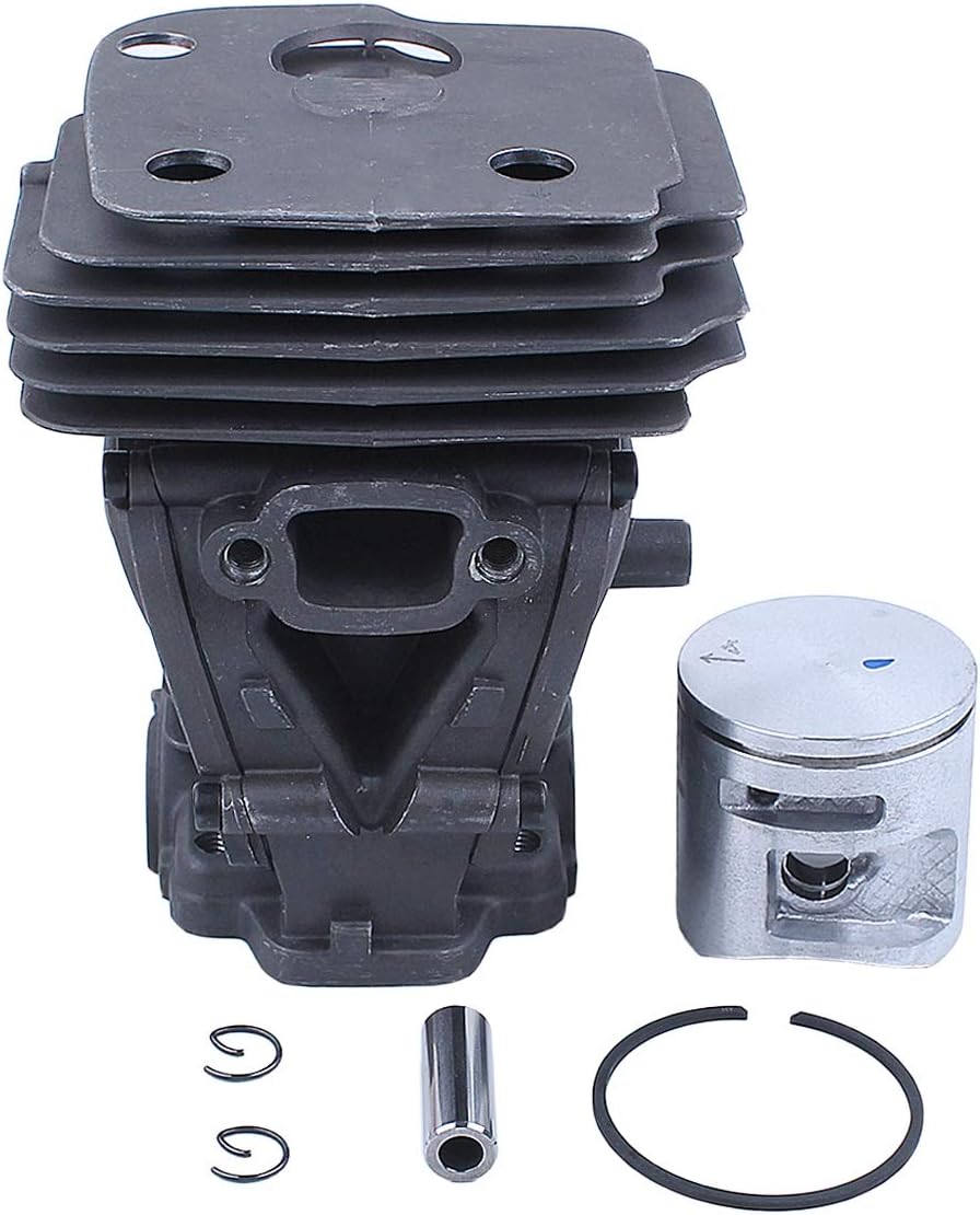 Kit Cylindre Piston 44mm Pour Tronçonneuse Husqvarna 350 346 351 353 - Inclut Joints, Bougie, Roulement