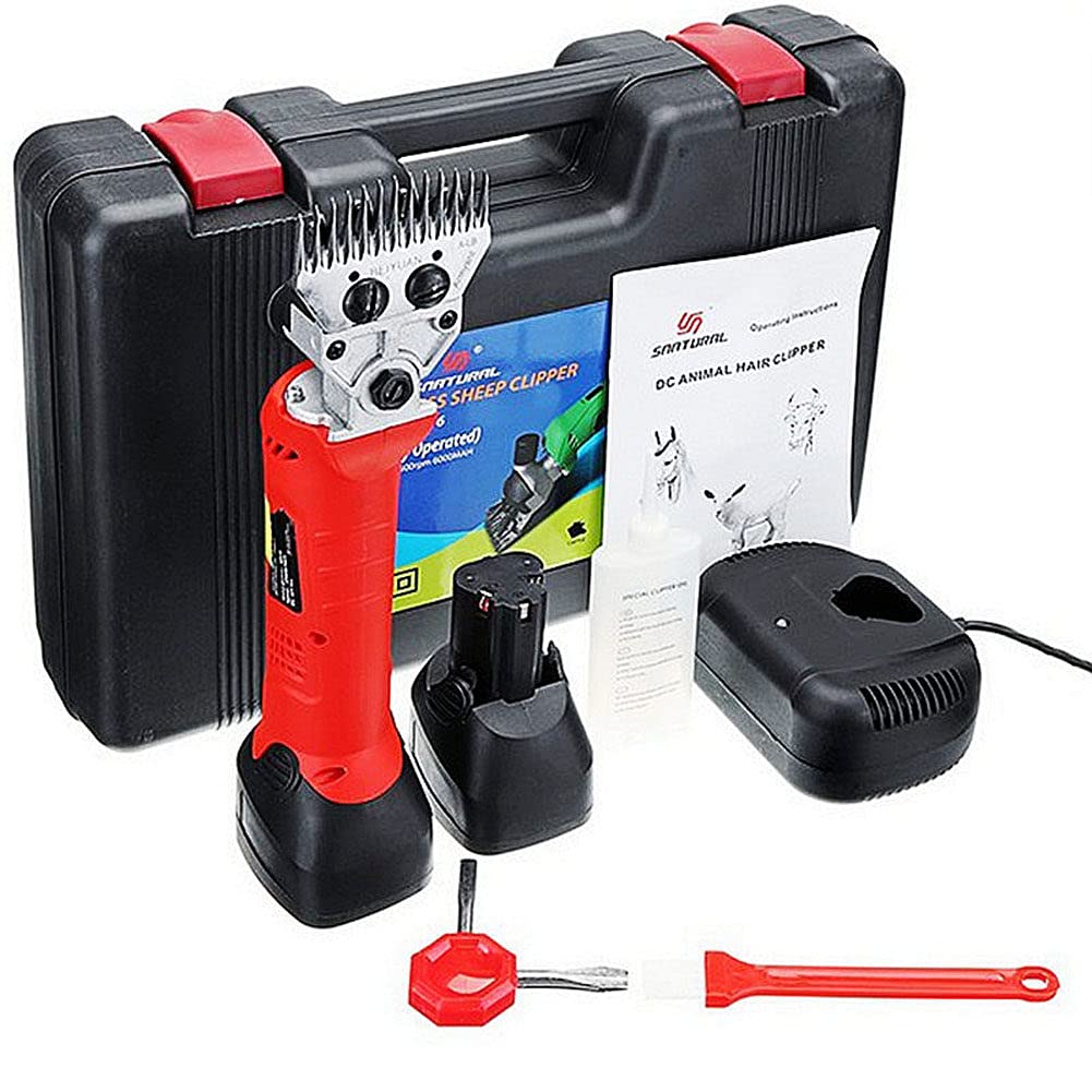 Cesoie elettriche da 450 W ricaricabili, tosatrici professionali per tosare le pecore, cesoie elettriche per tosatrici per impieghi gravosi, per capre, alpaca, lama, forniture