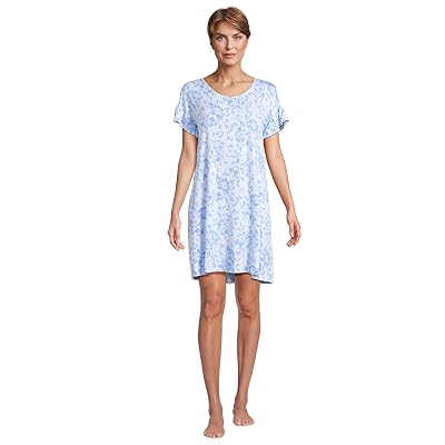 Tommy Bahama Short Sleeve Short Knit Sleep Dress Women