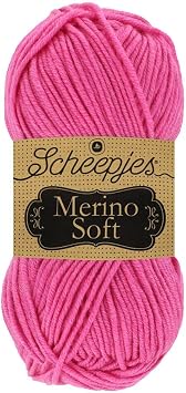 Scheepjes Merino Soft Yarn, 50 g (1.76 oz) 639 Monet Purple