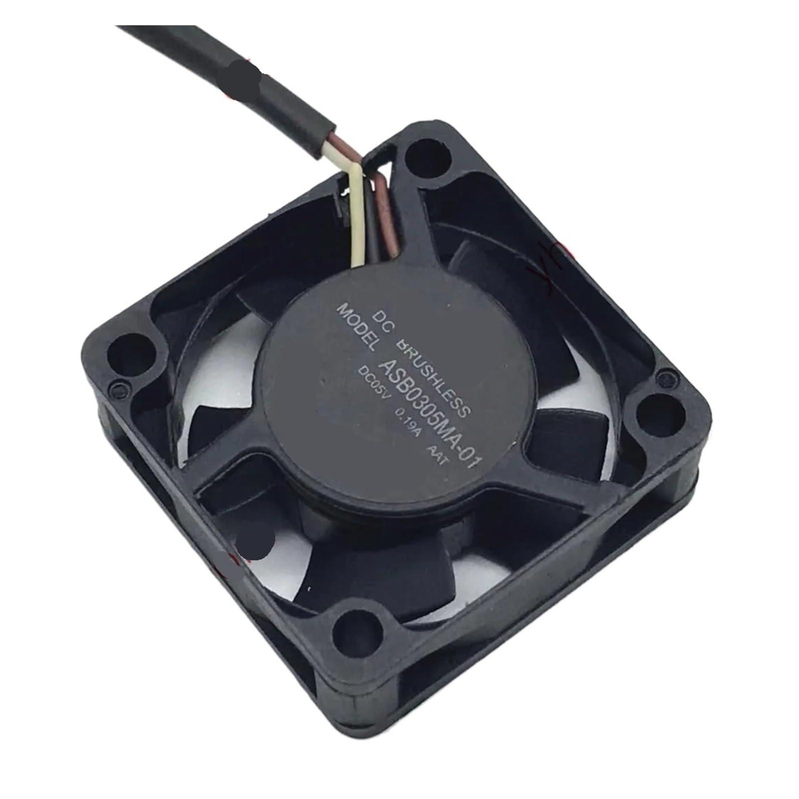 TPKMVGAP ASB0305MA-01 DC 5V 0.19A 30x30x10mm 3-Wire Server Cooling Fan