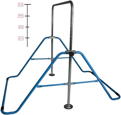 Miniatura 3 de X FACTOR Barra de gimnasia para niños, gimnasio de la jungla horizontal Kip Bar de entrenamiento junior, altura ajustable, barras de mono, barra de