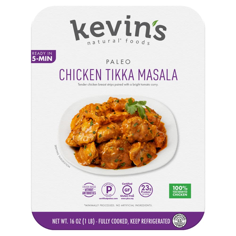 Kevin's Natural Foods Tikka Masala Chicken Breast, 16 OZ