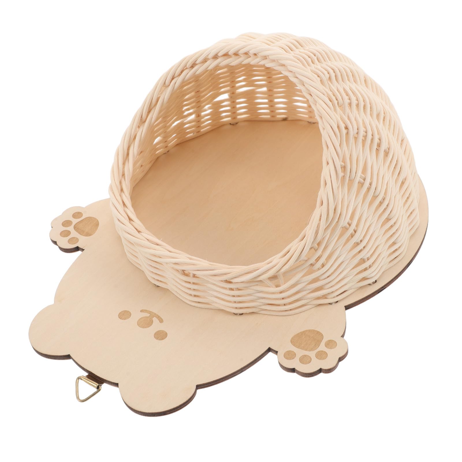 Cesta de almacenamiento de frutas PRETYZOOM colgante de ratán para cocina
