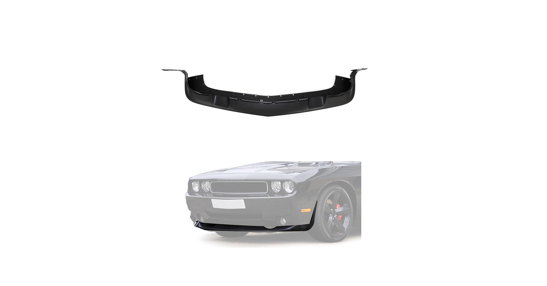 トップス challenger Vicrez VZ Style Front Bumper Splitter vz102324 | Dodge