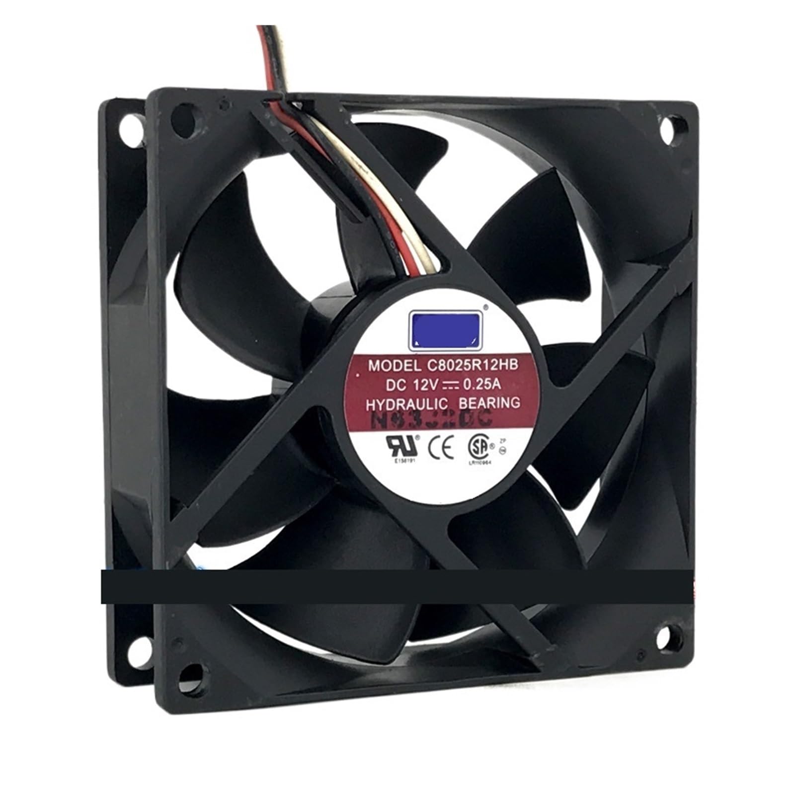 ANERTQUIH C8025R12HB 12V 0.25A 8025 80 * 25mm Cooling Fan