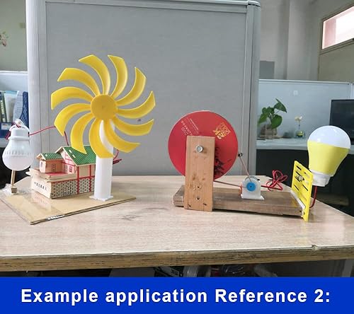 Miniatura 6 de QINIZX Cuchilla de ventilador de plástico de 69 pulgadas 11 hojas con accesorios de motor de orificio redondo de 0078 pulgadas repuesto para aspas