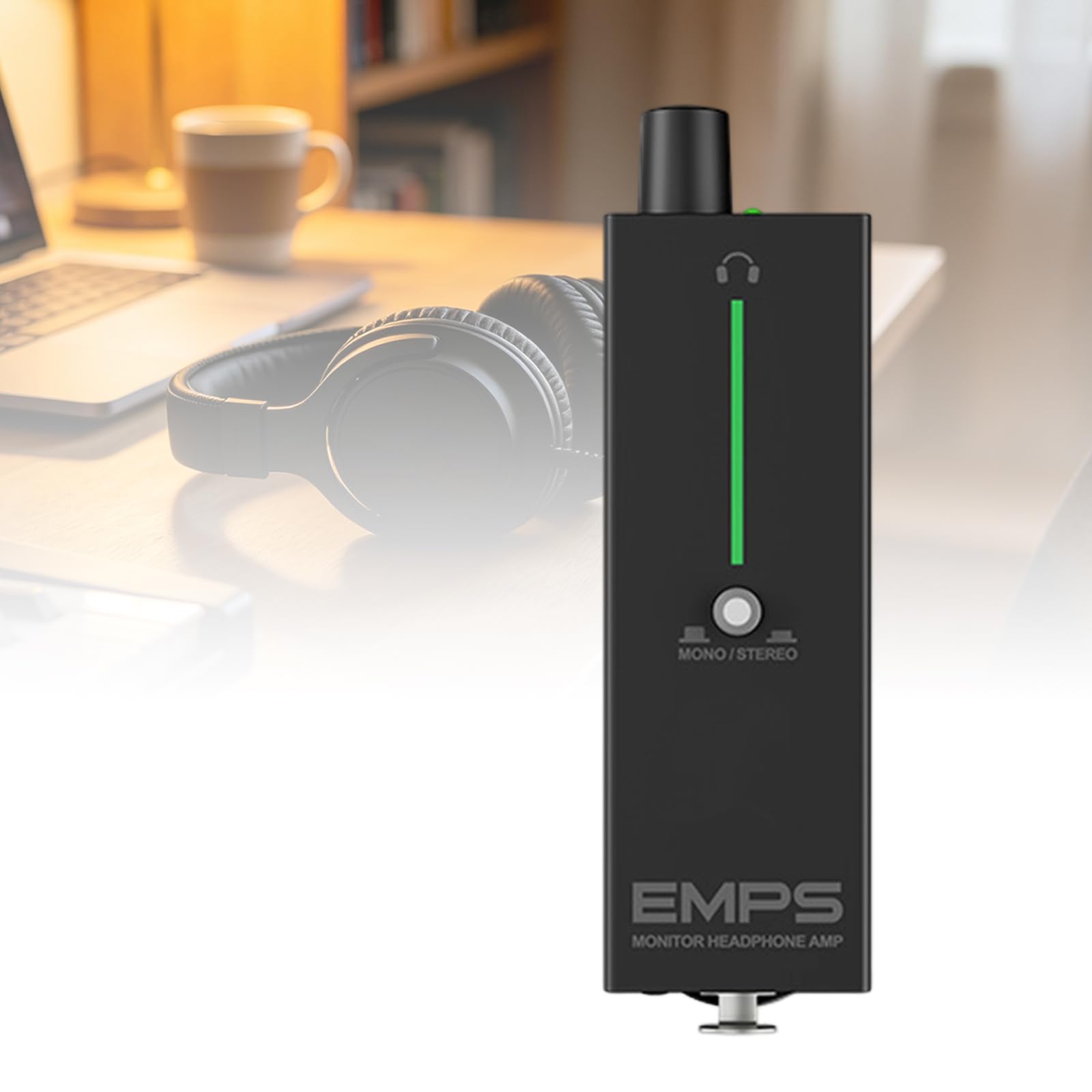 Amplificador de auriculares compacto con batería de 18 a 20 horas