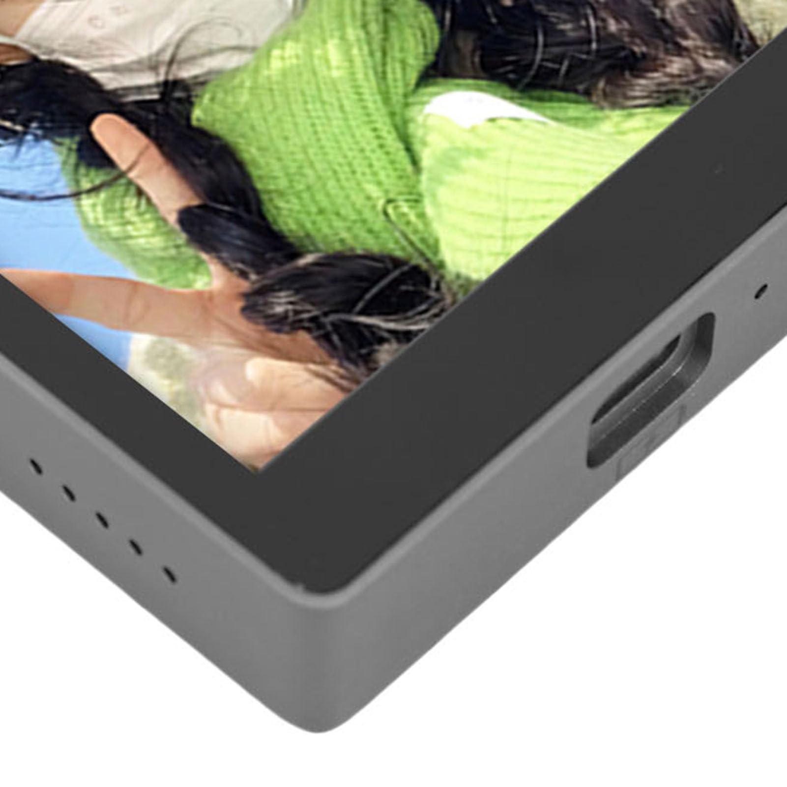Gedourain Schermo di Visualizzazione HD per Monitoraggio Selfie del Telefono con Attacco Magnetico per Accoppiamento Rapido, Fotografia Visiva BT per Appassionati di Fotografia All'aperto (Grigio)
