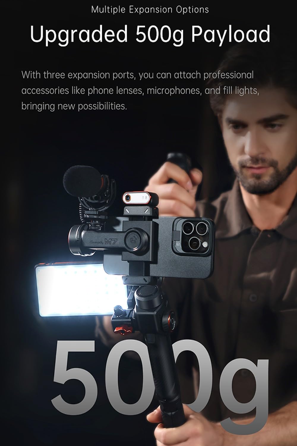 Amazon.com: hohem iSteady M7 AI Tracking Gimbal Stabilizer for 