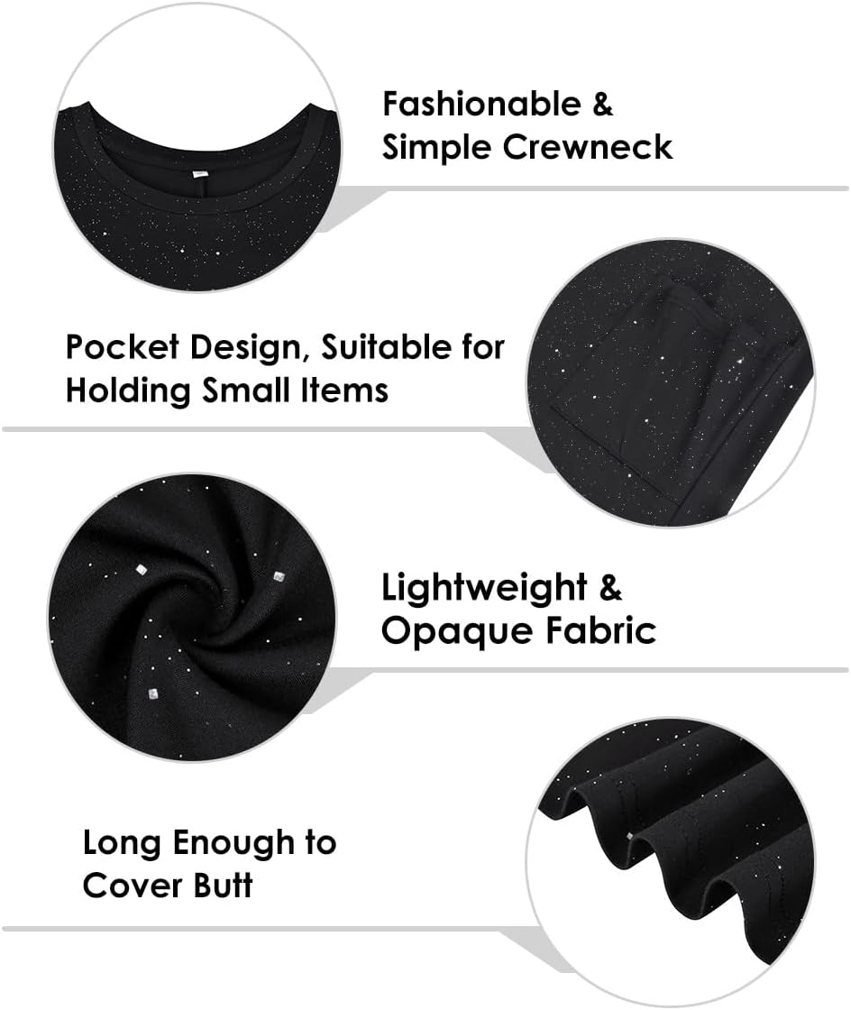 TIYOMI Plus Size Shirts for Women Pocket Long Tunic Tops Summer Casual T-Shirts XL-5XL - Image 2