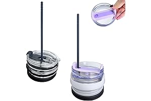 Tumbler Lid Organizer for Easy Straw Storage