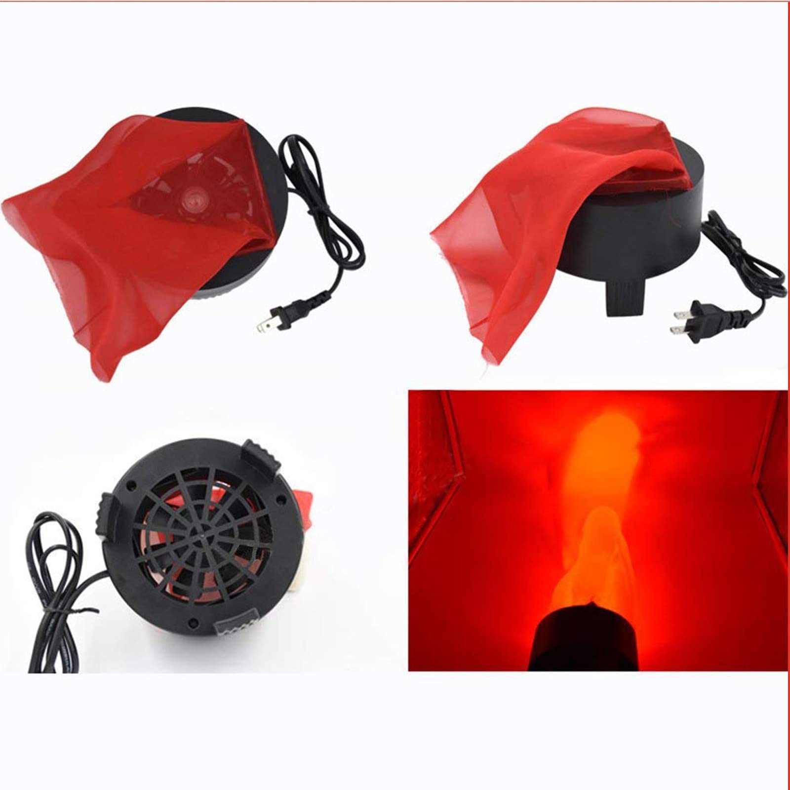 2 Lampes Torche LED Effet Flamme – Déco Halloween, Noël, Bar – 3W
