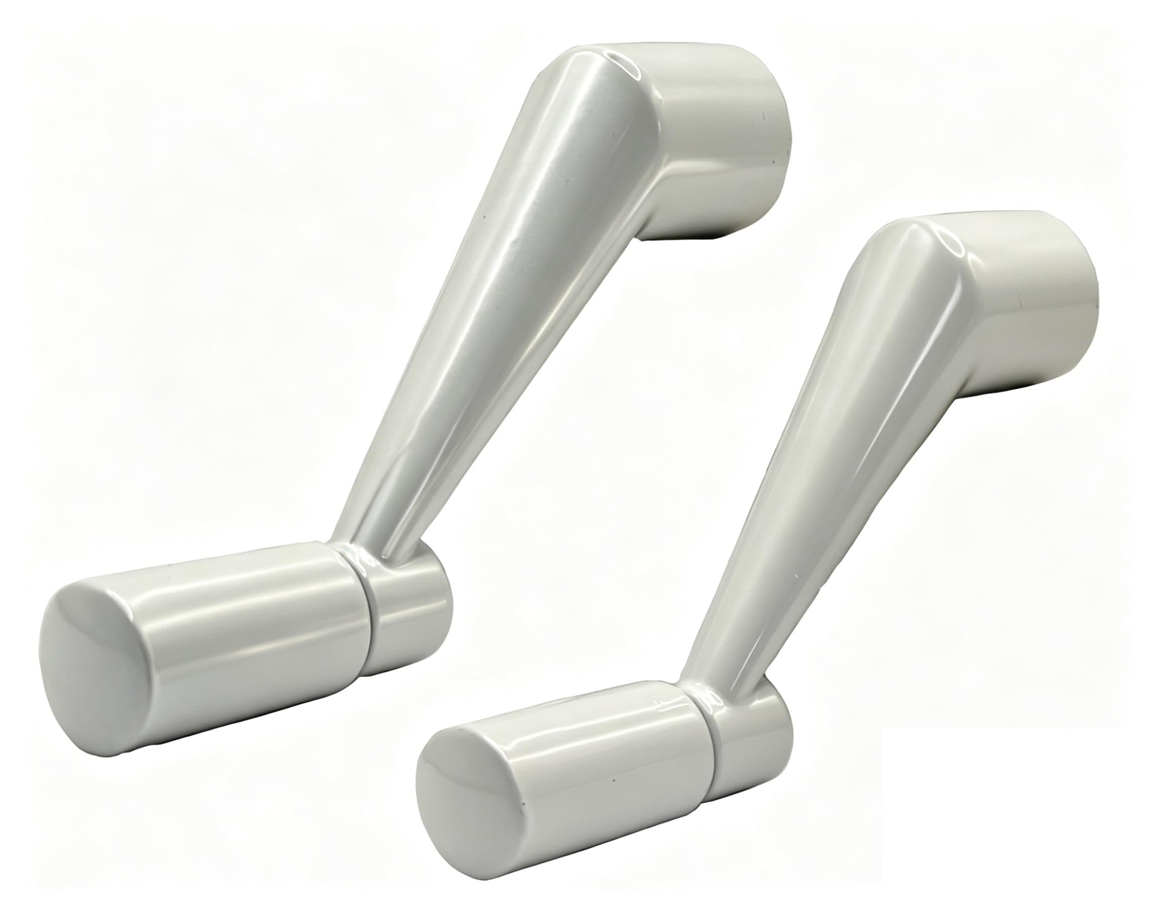 Window Crank Handle,[H 3713],White,2 pack,3/8" Spline Socket Crank Handle