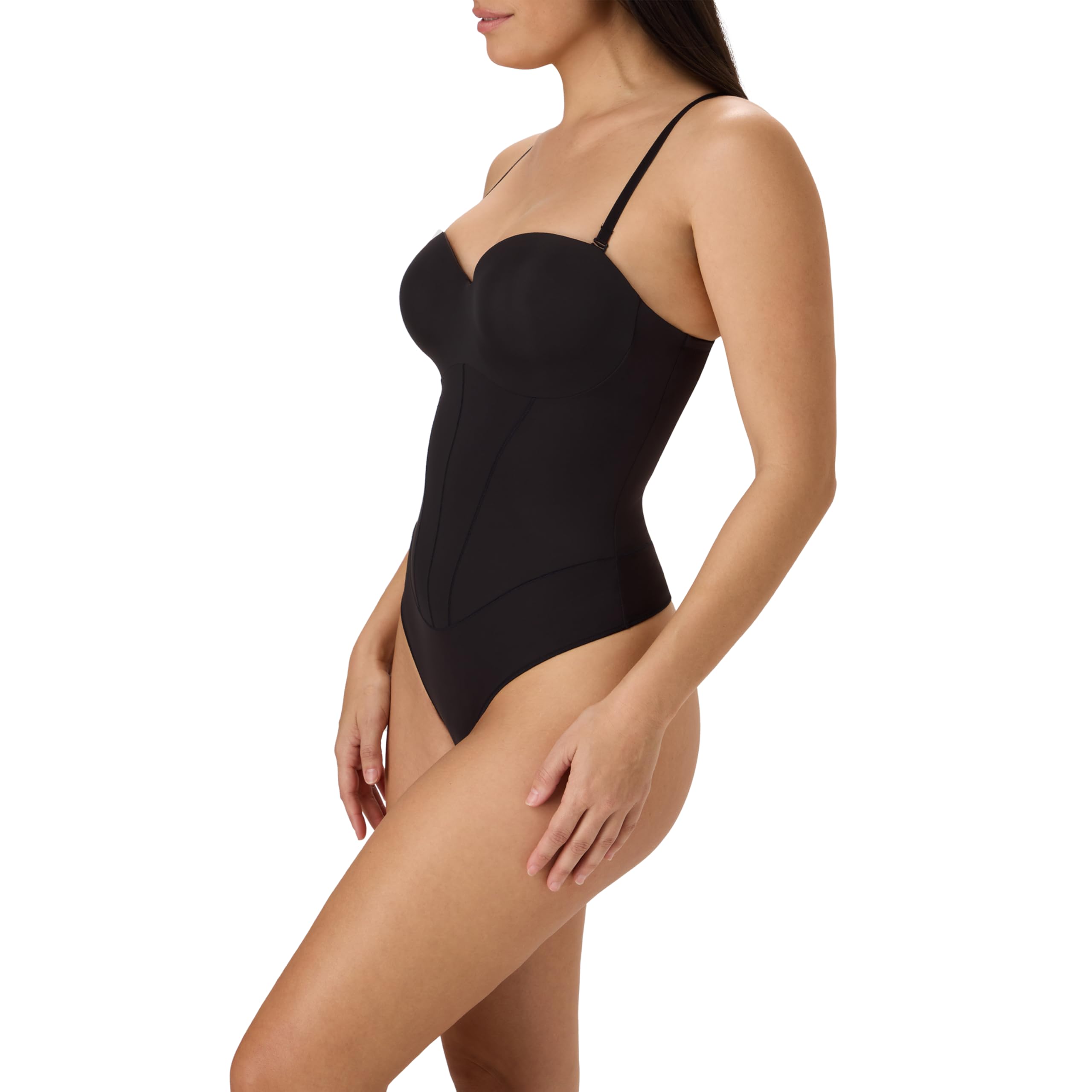 Maidenform Tummy Shaping Thong Bodysuit, Multiway Thong Shaper, Firm Control Body gainant Femme (lot de 1)