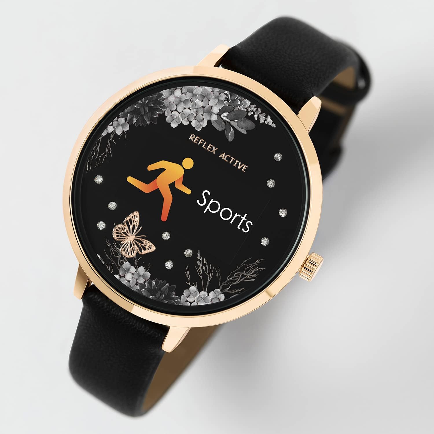 Reflex Active Smart Watch displaying sports activity