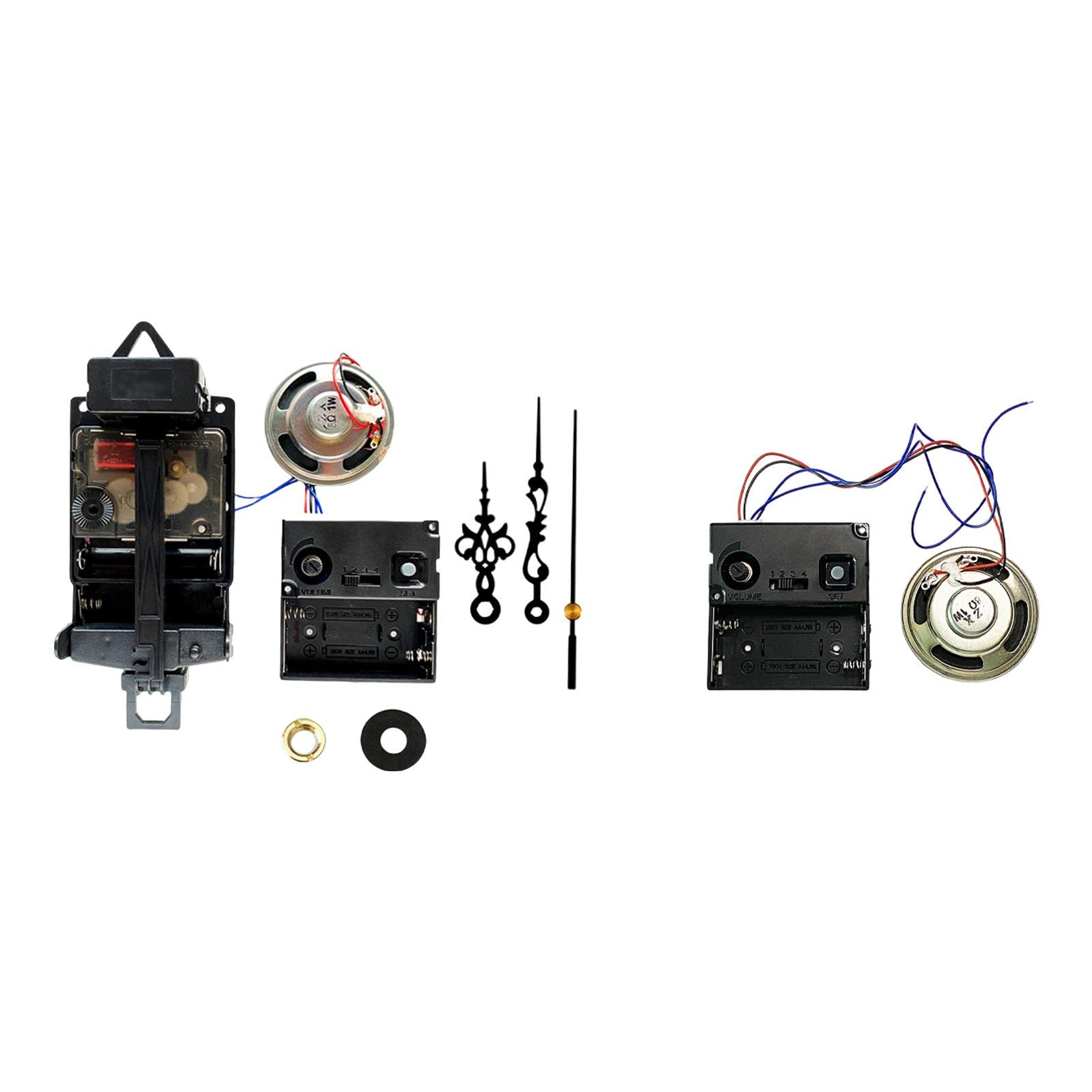 CALANDIS® Pendulum Clock Movement with Music Chime Box Horn Repair Parts W/Hands