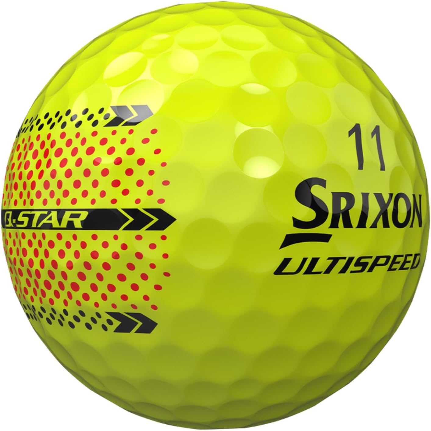 Srixon Q-Star Ultispeed Track Alignment Aid Golf Balls