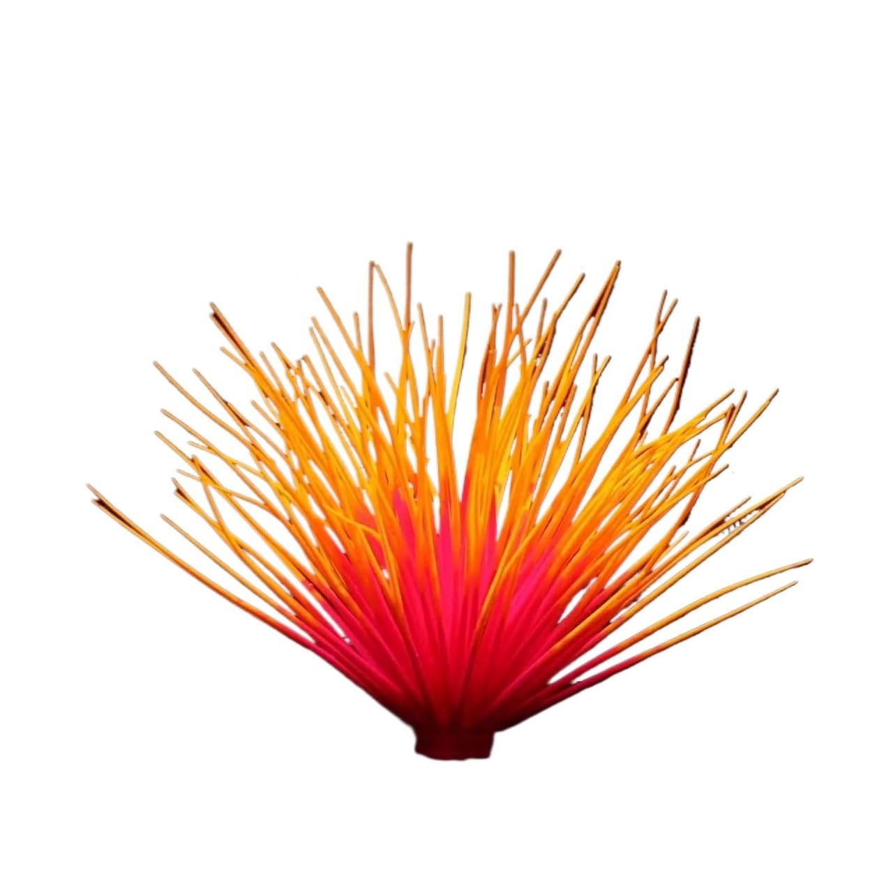 UULIMAXONT Simulated aquarium plants, Fluorescent Silicone Simulated Aquatic Aquarium Decor Multicolor