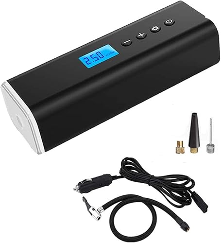 CAFFIA Tire Inflator Portable Air Compressor, Wireless Rechargeable Air Pump for Car Tires Bicycles with Pressure Gauge Auto Shut Off Cordless disponible en Yaxa Peru