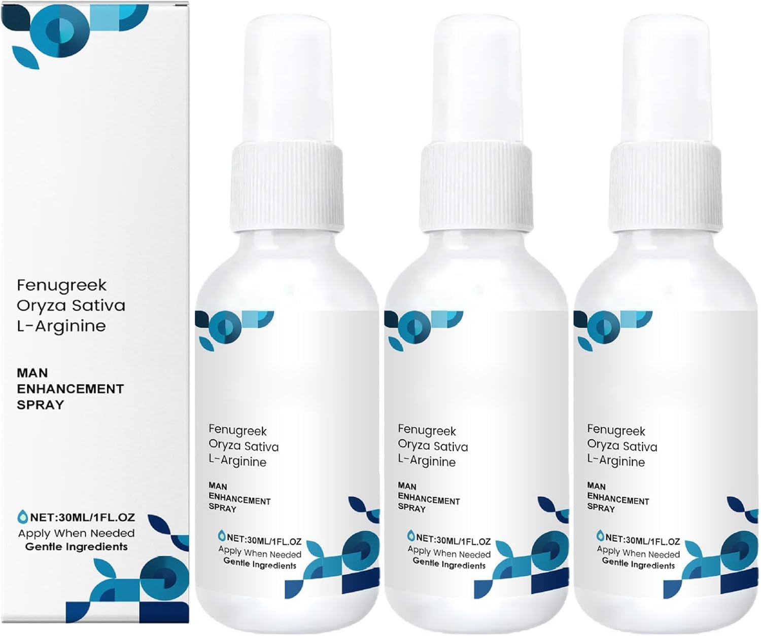 Spray per il potenziamento maschile, spray energizzante da uomo, migliora sia la vitalità che la resistenza, migliora il fascino maschile con risultati ad azione rapida (3 Pcs)