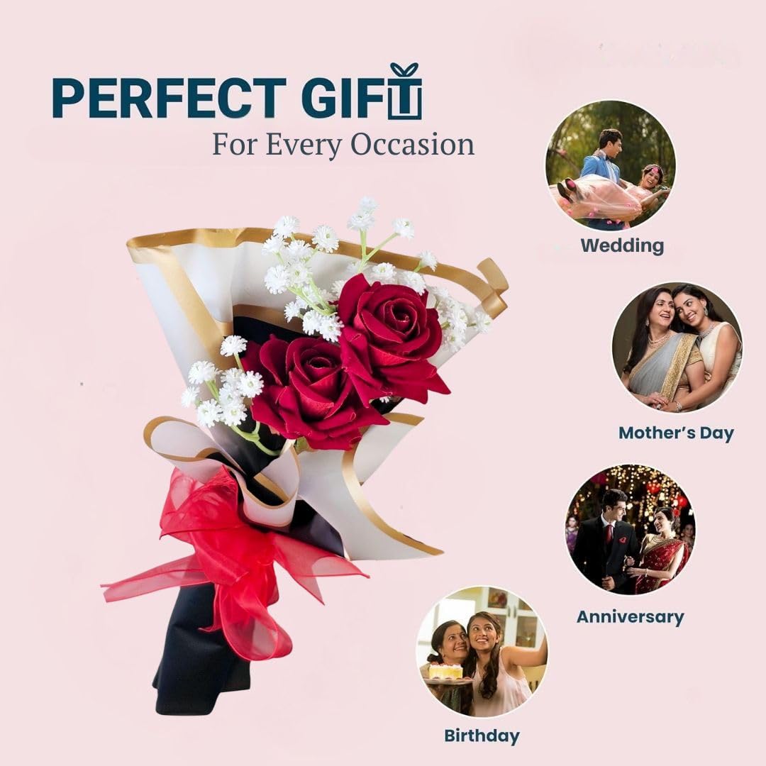 Romantic Rose Bouquet - Gifts for Her & Him -5 Romantic Rose Bouquet - Gifts for Her & Him -5