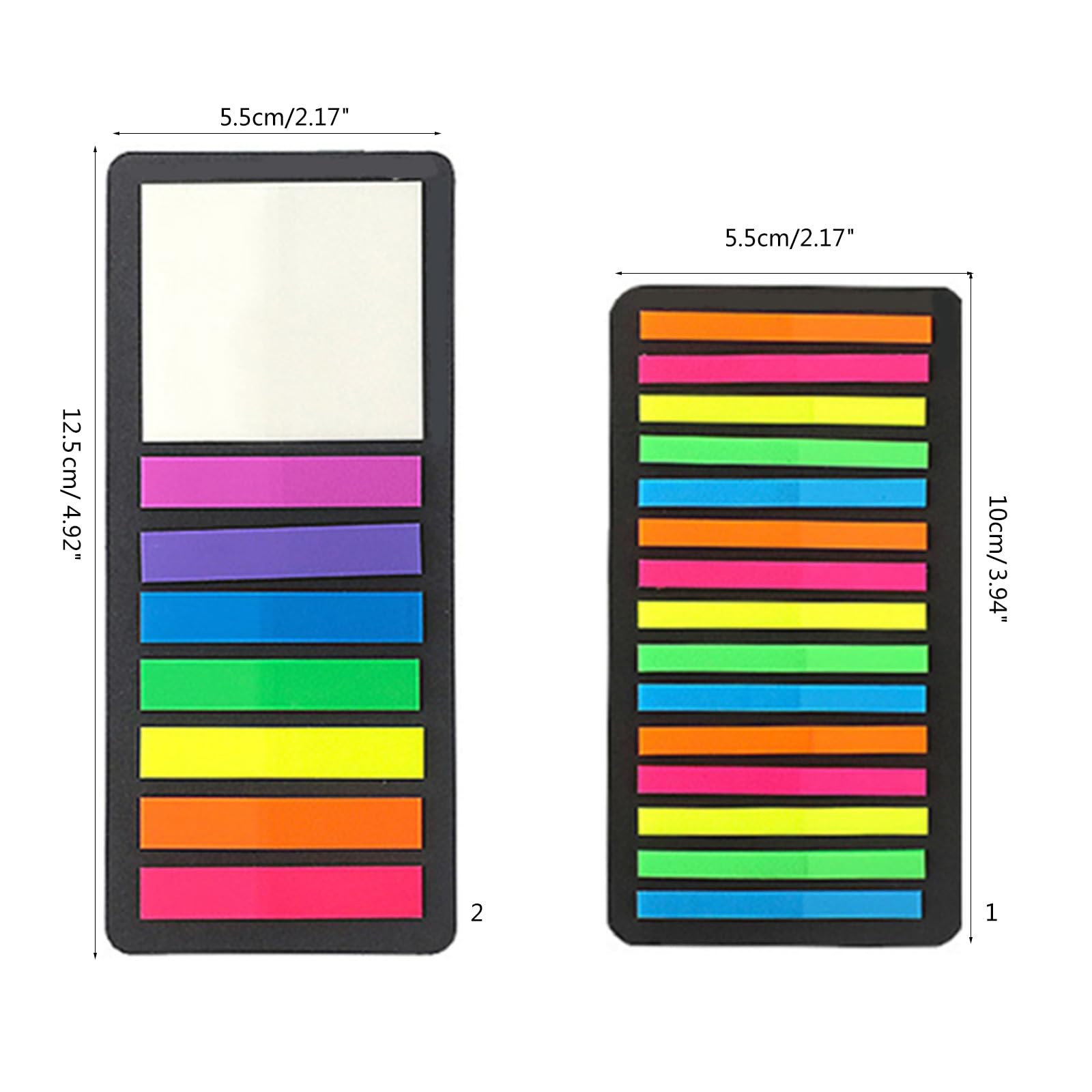 Amazon.co.jp: 160/300個 ロングページマークタブ 半透明付箋 ロング