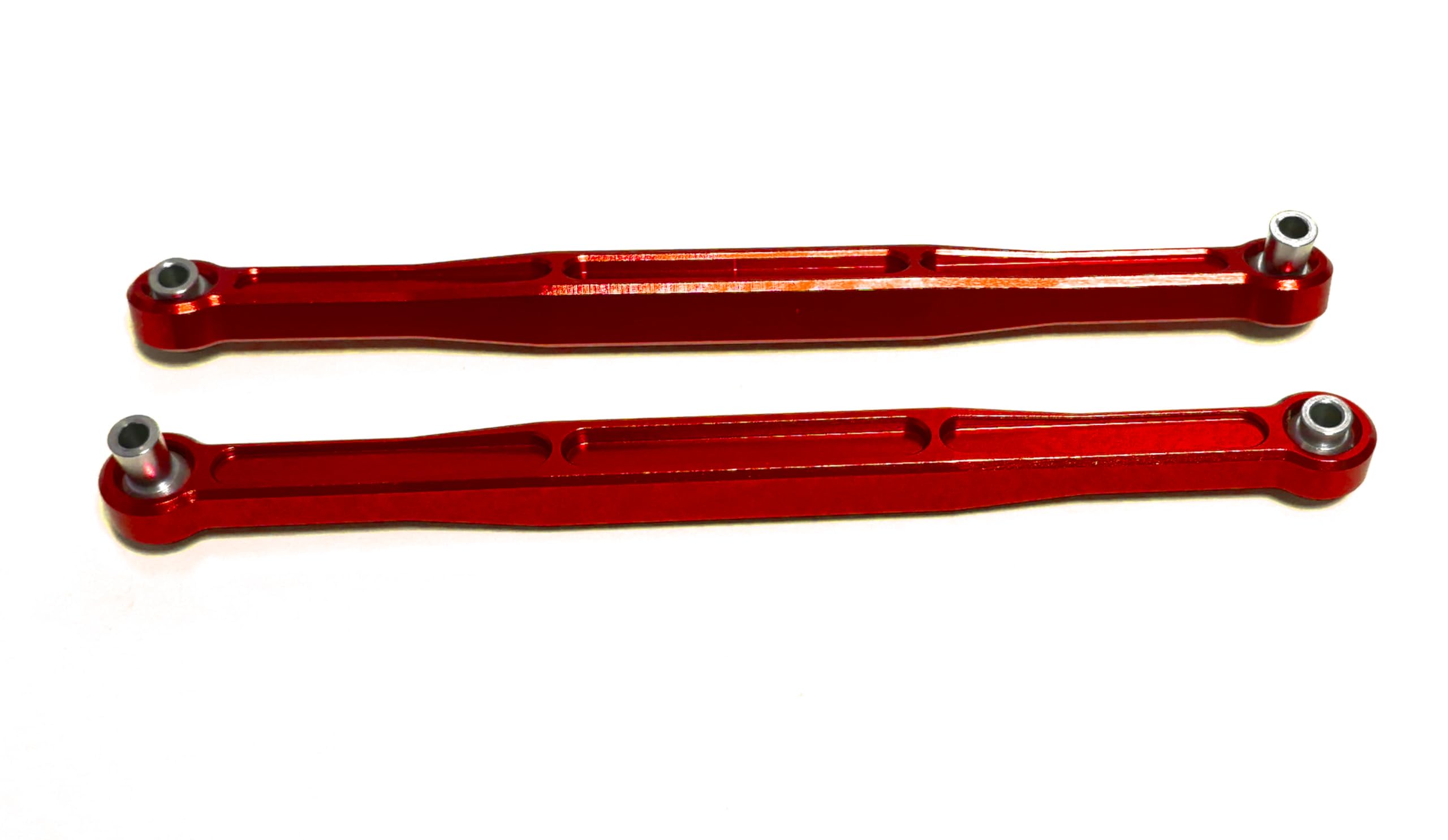 KEBEILEE CNC Aluminum7075 Upgrade Toe Links for TRAXXAS X-MAXX 1/5 8S (red)